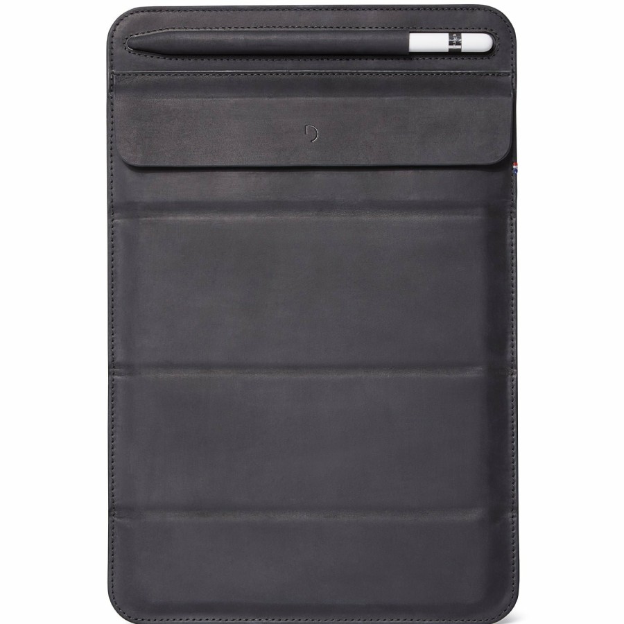 Decoded Leren Foldable Sleeve - Black | Ipad Pro