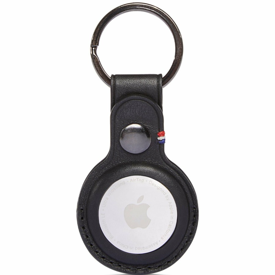 Decoded Leren Airtag Keychain - Black | Airtag Keychains