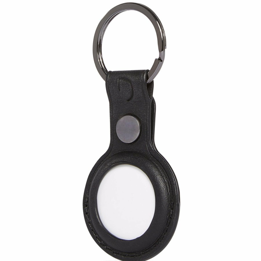 Decoded Leren Airtag Keychain - Black | Airtag Keychains