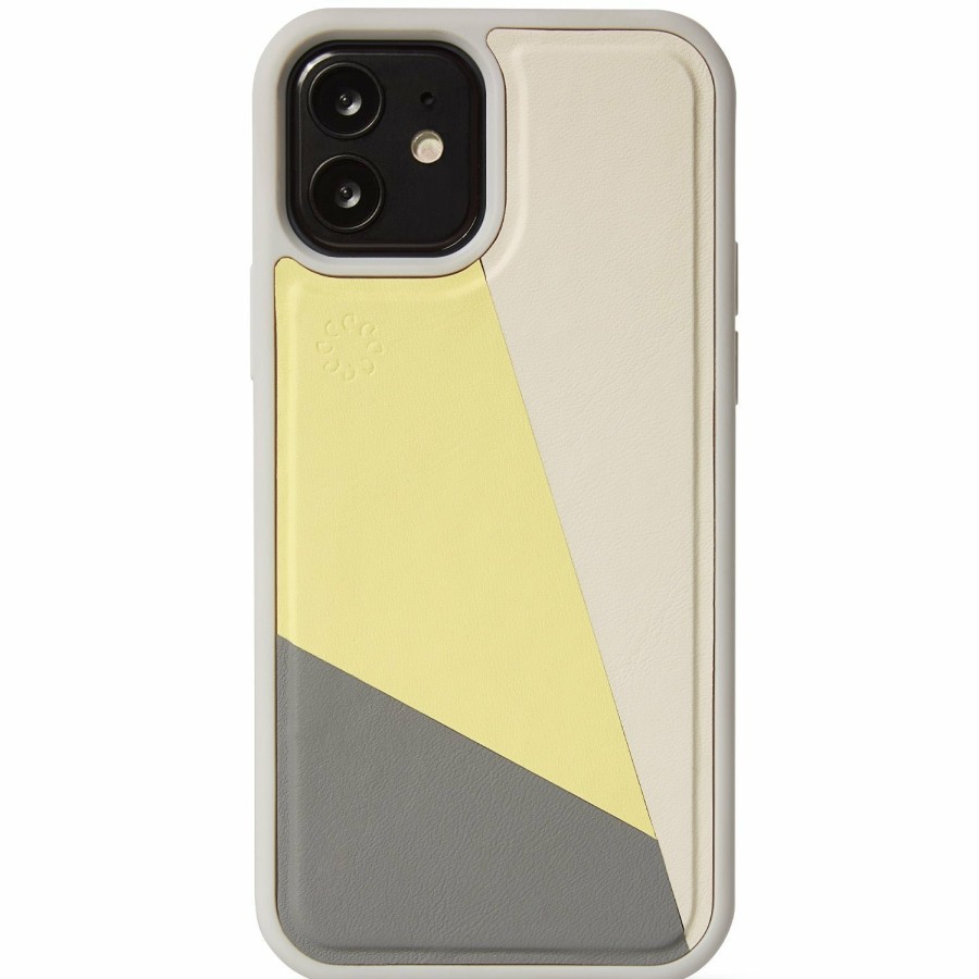 Decoded Leren Back Cover - Lime | Iphone 12 Series