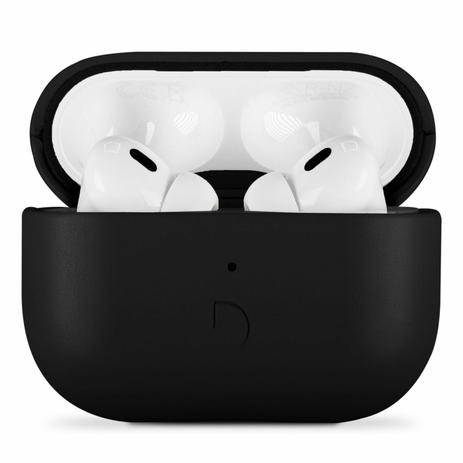 Decoded Leren Aircase - Black | Airpods Pro