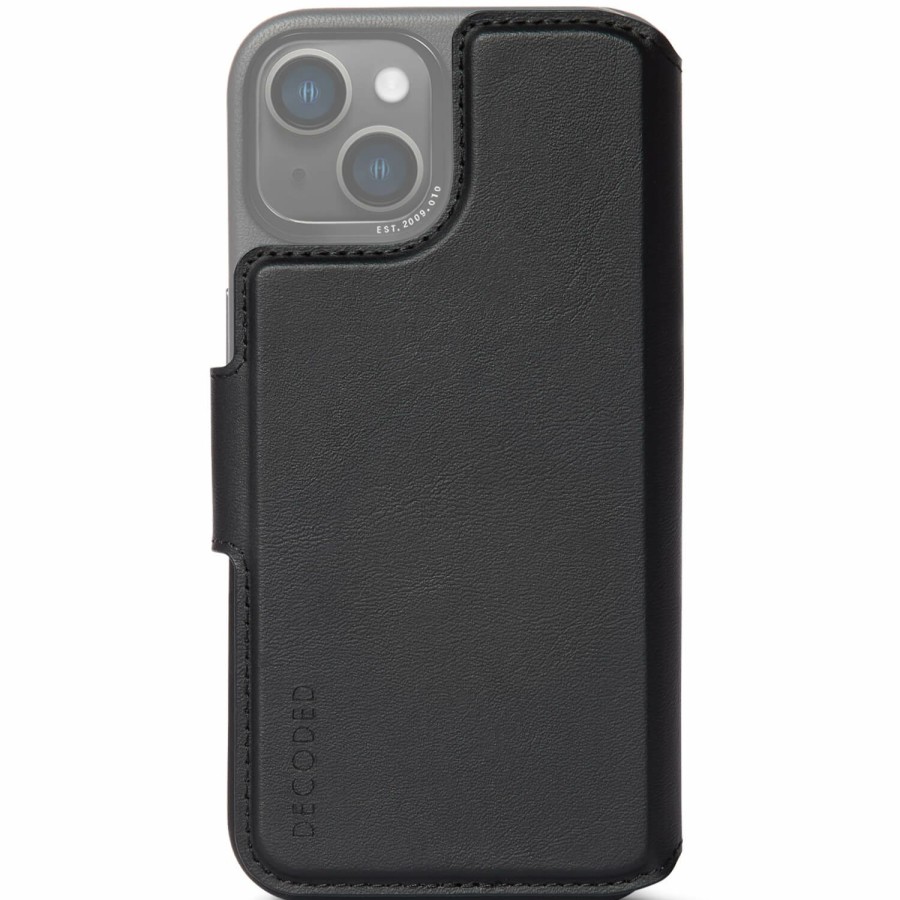 Decoded Leren Modu Wallet - Black | Iphone 14 Series