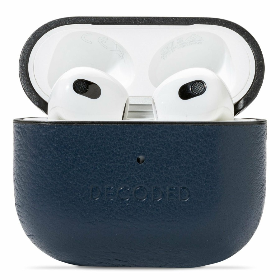 Decoded Leren Aircase Lite - Navy | Airpods