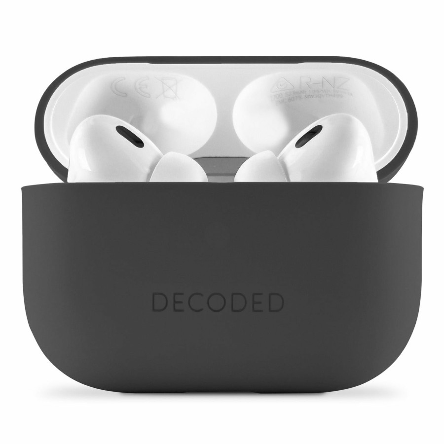 Decoded Siliconen Aircase Pro 1 & 2 - Charcoal | Airpods Pro