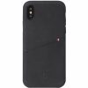 Decoded Leren Back Cover Card Case - Black | Andere Iphone Series