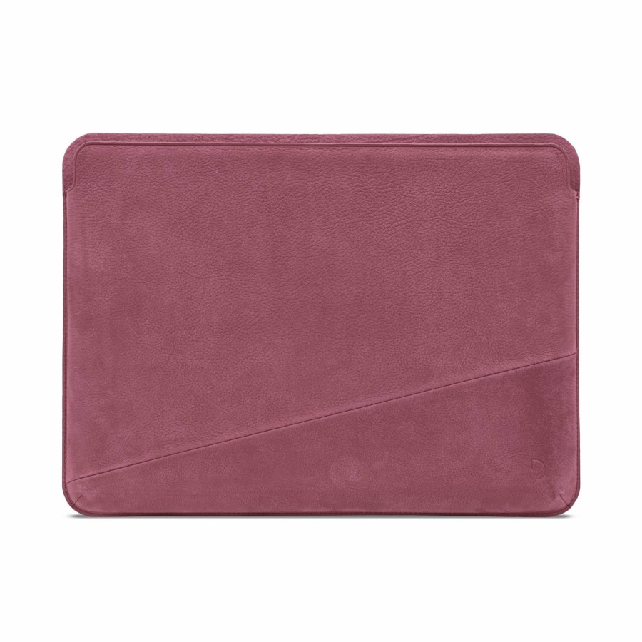 Decoded Leren Frame Sleeve - Wine | Macbook 13"