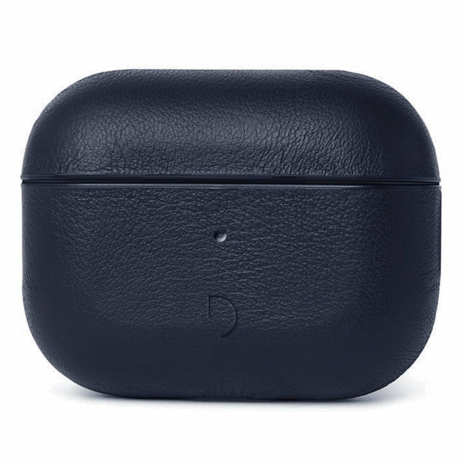 Decoded Leren Aircase - Navy | Airpods Pro