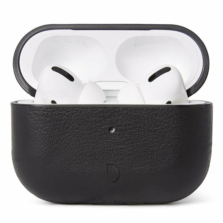 Decoded Leren Aircase - Black | Airpods Pro