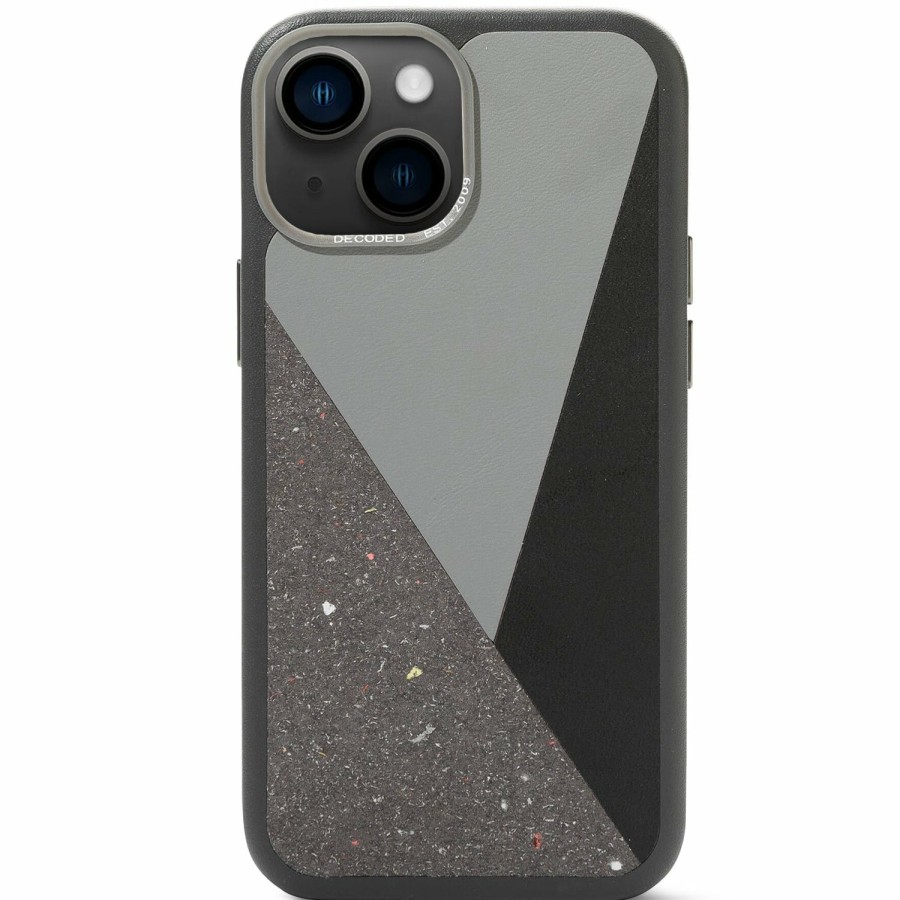 Decoded Leren Nike Grind Back Cover - Black | Iphone 14 Series