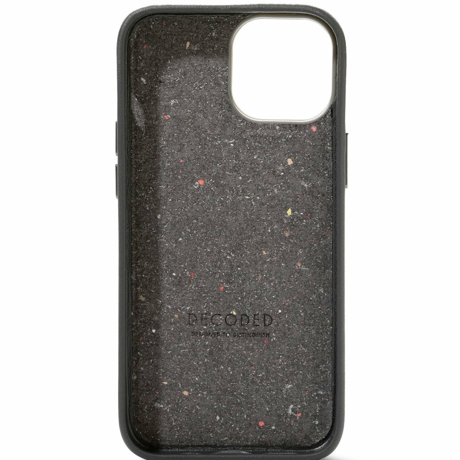 Decoded Leren Nike Grind Back Cover - Black | Iphone 14 Series