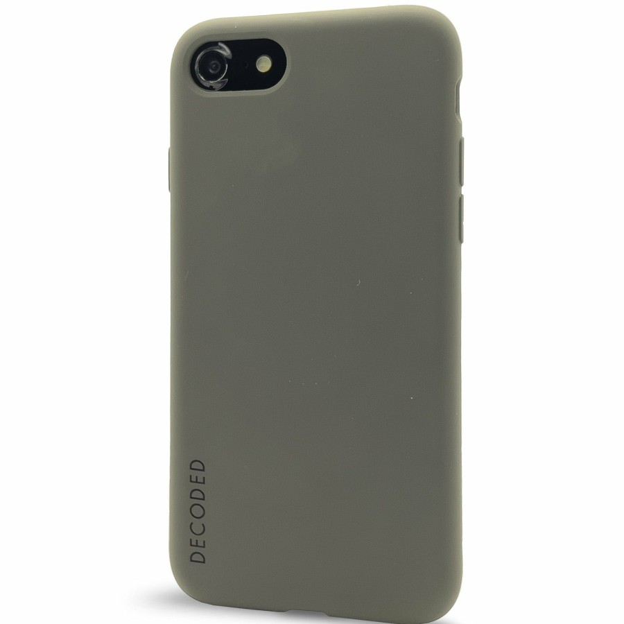 Decoded Siliconen Back Cover - Olive | Iphone Se