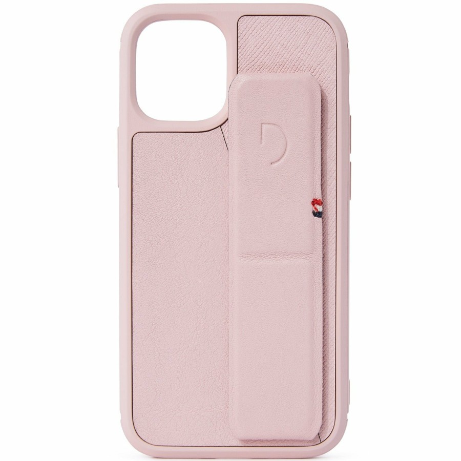 Decoded Leren Stand Case Split - Silver Pink | Iphone 12 Series