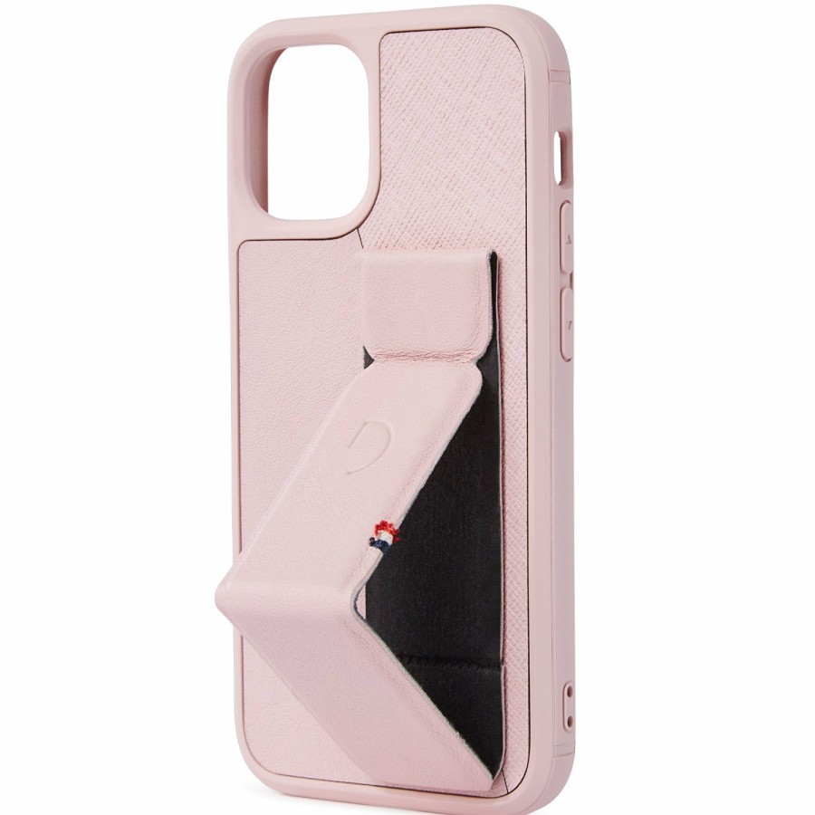 Decoded Leren Stand Case Split - Silver Pink | Iphone 12 Series