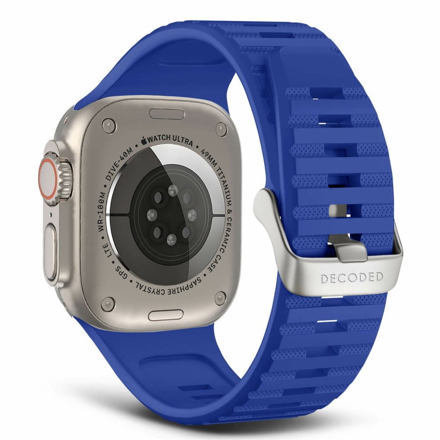 Decoded Sport Silicone Ultra Traction Strap - Galactic Cobalt | Silicone