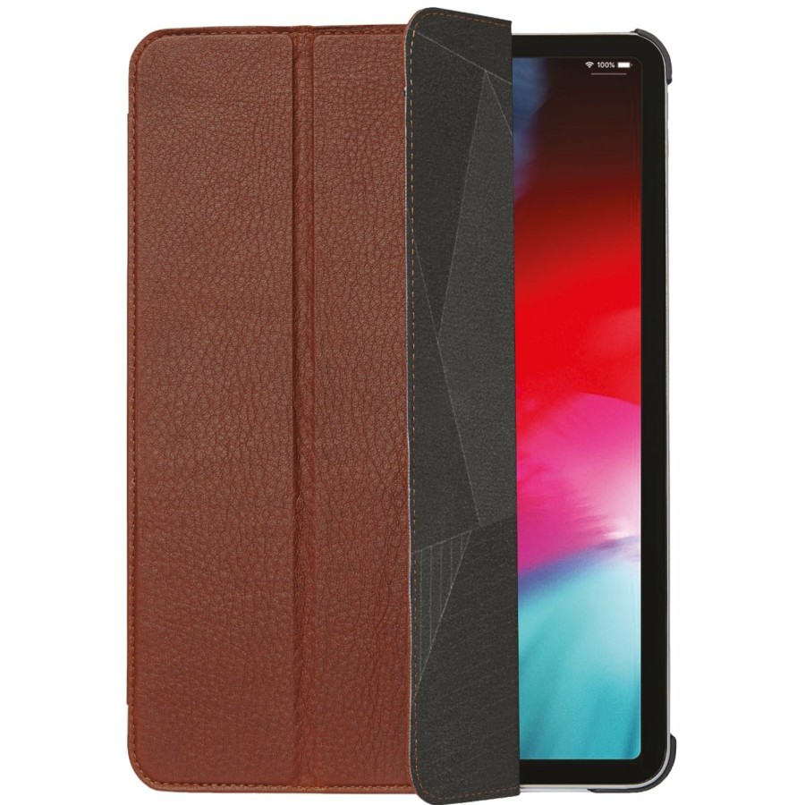 Decoded Leren Slim Cover - Chocolate Brown | Ipad