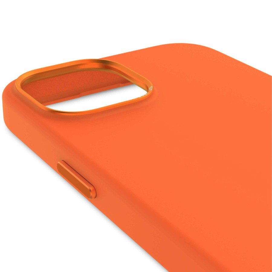 Decoded Antimicrobial Siliconen Back Cover - Apricot | Iphone 15 Series