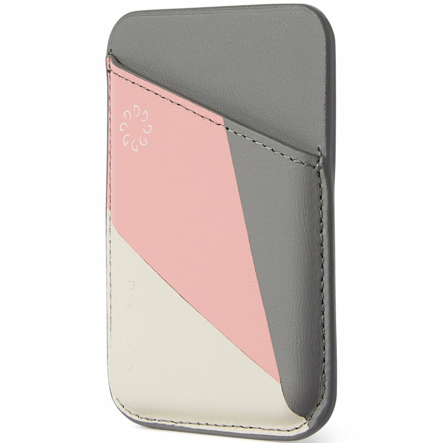 Decoded Leren Magsafe Card Sleeve - Mauve | Card Sleeves