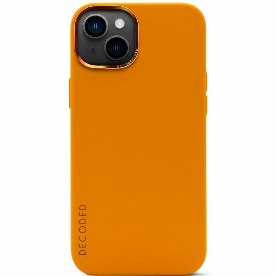 Decoded Antimicrobial Siliconen Back Cover - Apricot | Iphone 14 Series