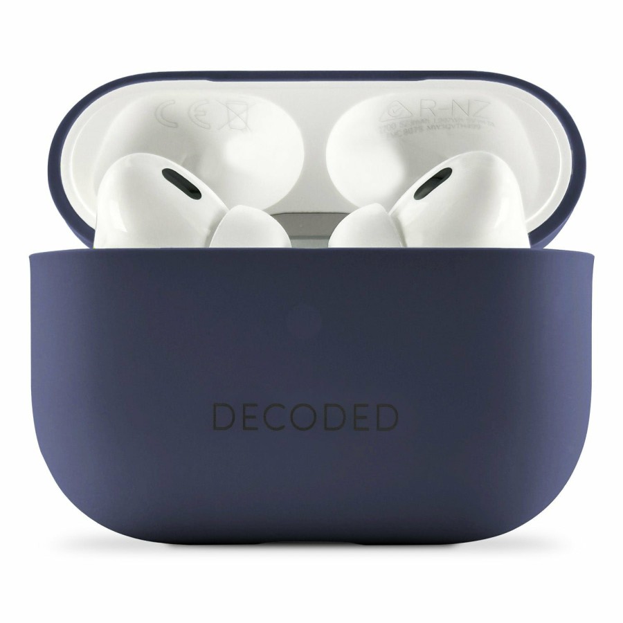 Decoded Siliconen Aircase Pro 1 & 2 - Matt Navy | Airpods Pro