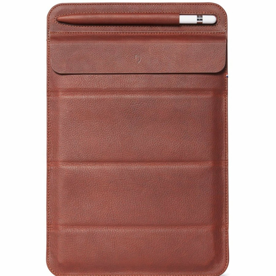 Decoded Leren Foldable Sleeve - Oak Brown | Ipad