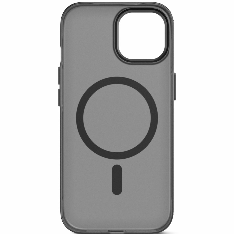 Decoded Gerecycleerde Plastic Handgreep - Transparant Zwart | Iphone 15 Series