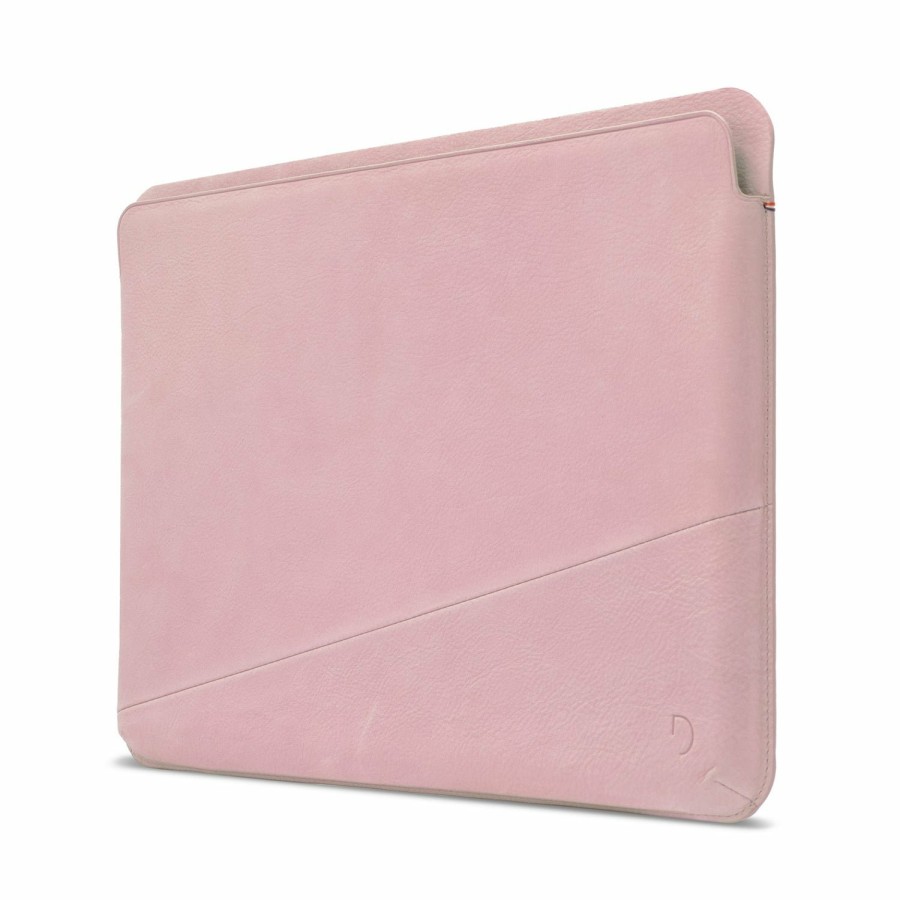 Decoded Leren Frame Sleeve - Powder Pink | Macbook 13"