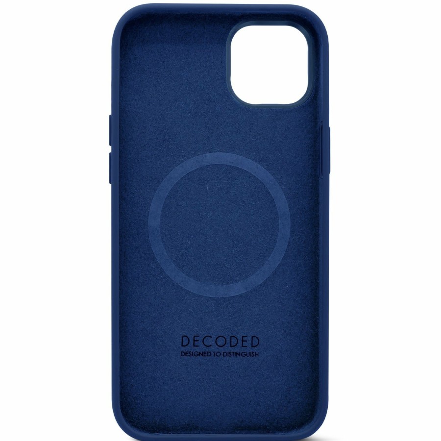 Decoded Antimicrobial Siliconen Back Cover - Navy Peony | Iphone 14 Series