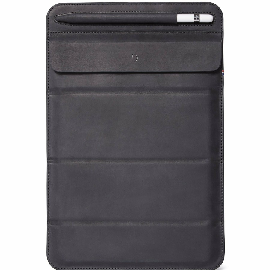 Decoded Leren Foldable Sleeve - Black | Ipad