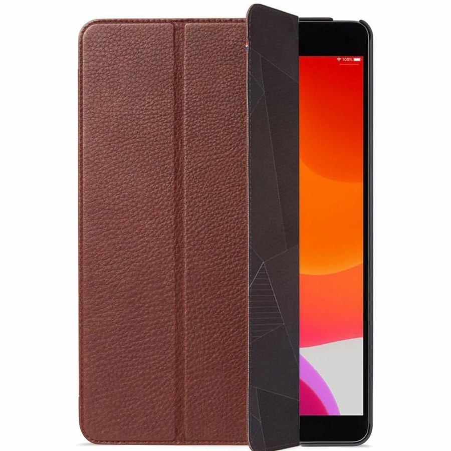 Decoded Leren Slim Cover - Cinnamon Brown | Ipad