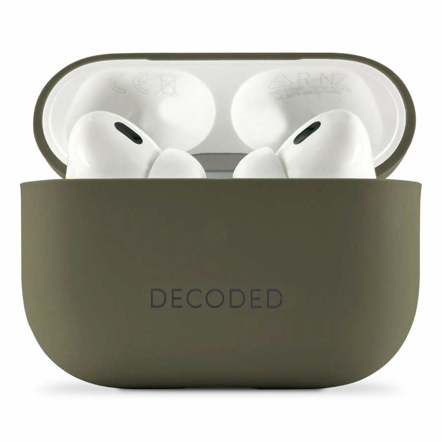 Decoded Siliconen Aircase Pro 1 & 2 - Olive | Airpods Pro