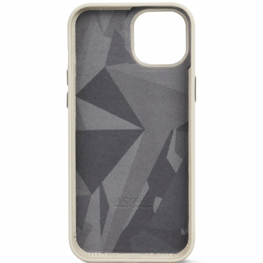 Decoded Leren Back Cover - Clay | Iphone 15 Series