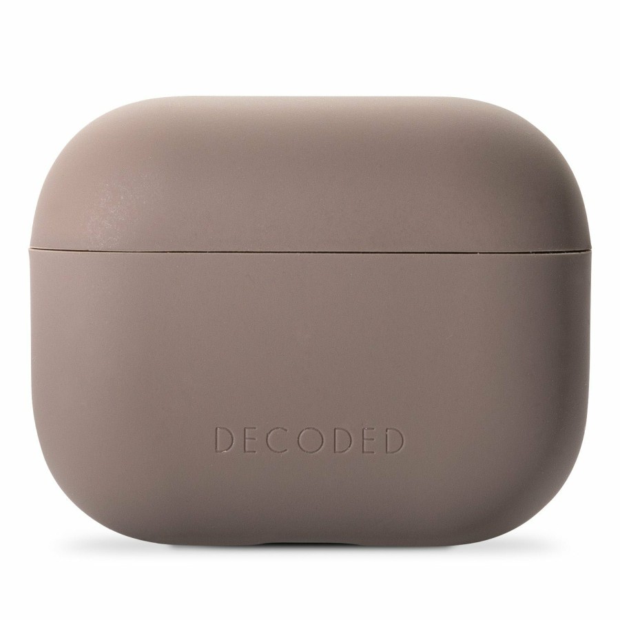 Decoded Siliconen Aircase Lite - Dark Taupe | Airpods