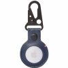 Decoded Leren Airtag Dogclip - Navy | Airtag Dogclips