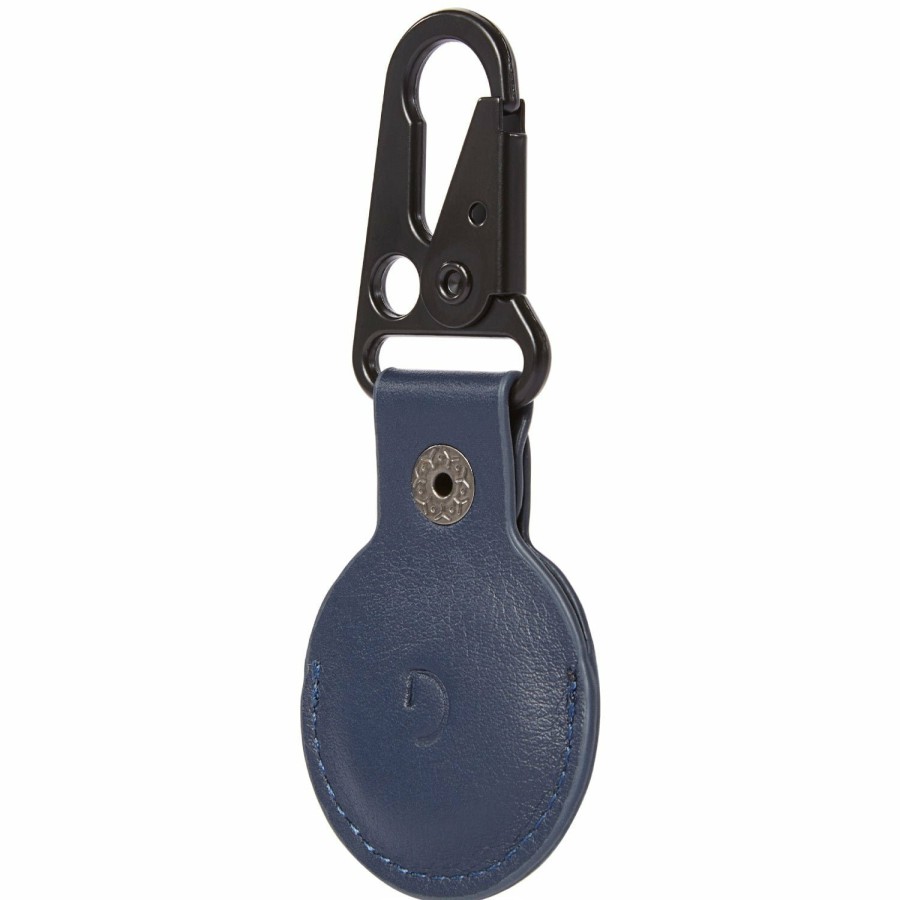 Decoded Leren Airtag Dogclip - Navy | Airtag Dogclips