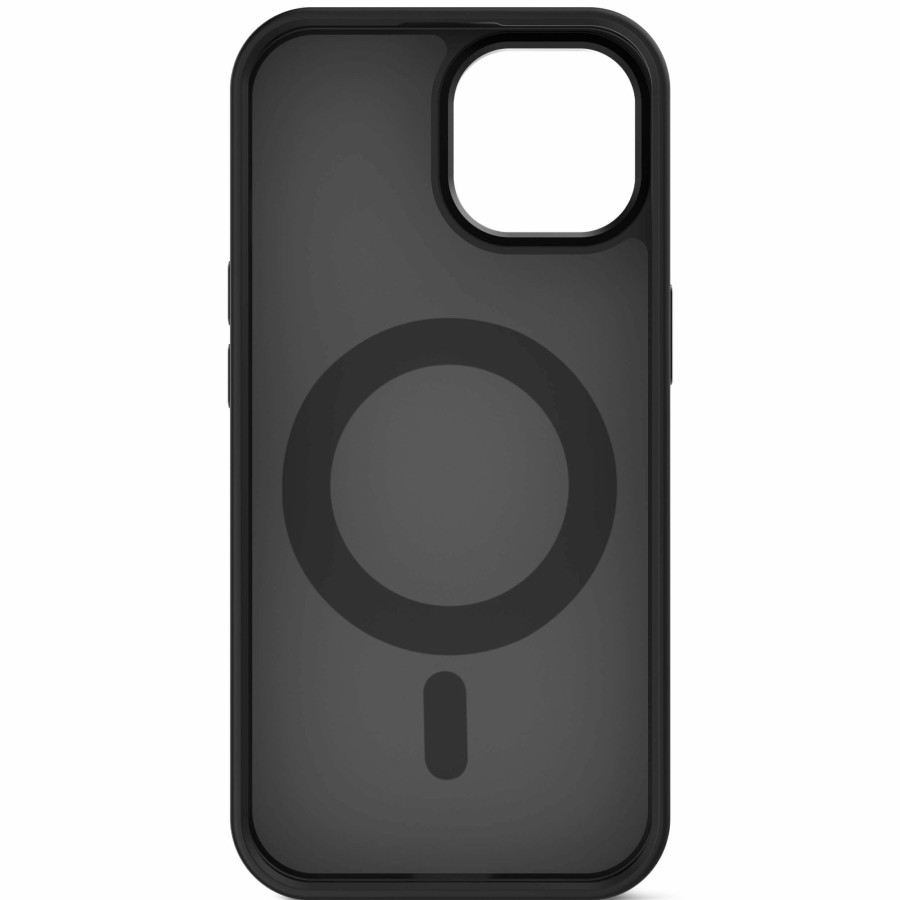 Decoded Recycled Plastic Transparant Loop Stand Back Cover - Transparant Black | Iphone 15 Series